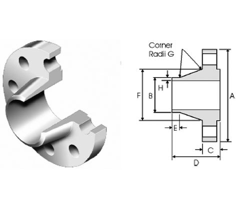 BS 4504 WELD NECK FLANGE
